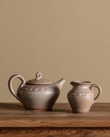 Stoneware Teapot and Milk Jug Set, France, 1970s - Lone Fox