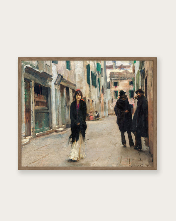 "Street in Venice" Art Print - Lone Fox