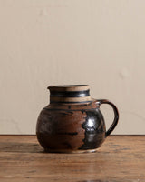 Striped Neck Studio Pitcher, Signed - Lone Fox