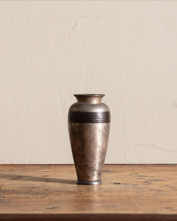 Striped Pewter Bud Vase - Lone Fox