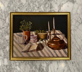 "Striped Table" Print: 11x14 - Lone Fox