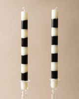 Striped Taper Candles (Set of 2) - Lone Fox