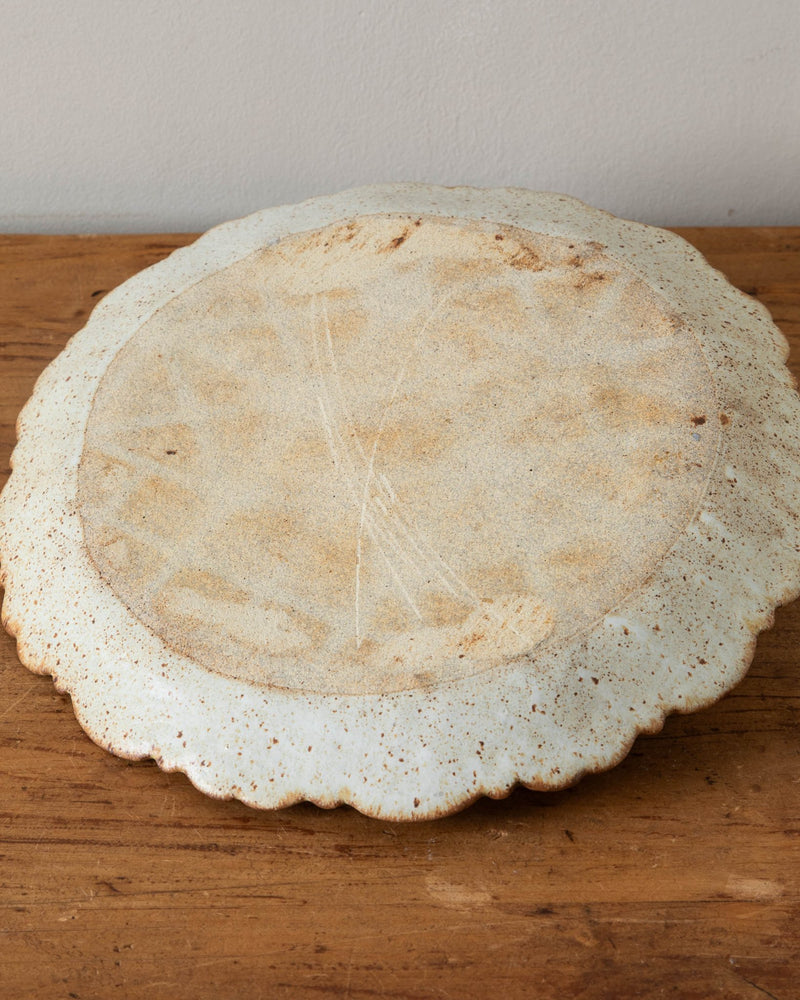 Studio Ceramic Tray w/ Attached Dip Bowl - Lone Fox