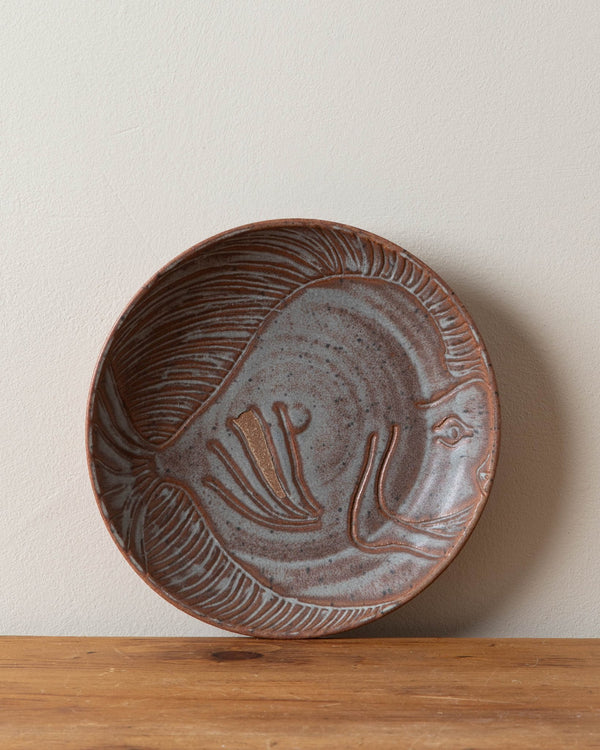 Studio Plate w/ Fish - Lone Fox