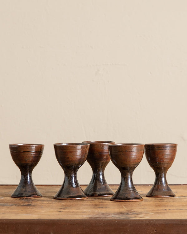 Studio Pottery Chalets, Set of 5 - Lone Fox