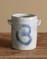 Studio Pottery Confit Crock, Signed - Lone Fox