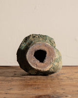 Studio Pottery Green Head Bust Statue, 1970's - Lone Fox