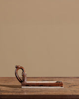 Studio Pottery Handled Butter Holder, Signed - Lone Fox