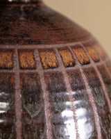 Studio Pottery Large Contrast Vase, Signed, United States, 1980s - Lone Fox
