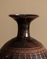 Studio Pottery Large Contrast Vase, Signed, United States, 1980s - Lone Fox