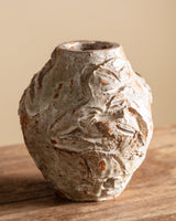 Studio Pottery Relief Vase, American, Signed 1958 - Lone Fox