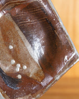 Studio Pottery Square Dish - Lone Fox