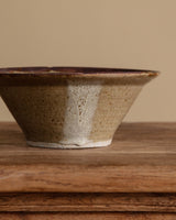 Studio Pottery Two - Toned Stoneware Bowl, 1970s - Lone Fox