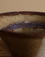Studio Pottery Two - Toned Stoneware Bowl, 1970s - Lone Fox