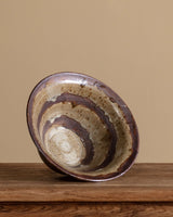 Studio Pottery Two - Toned Stoneware Bowl, 1970s - Lone Fox