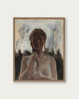 "Study of a girl" Art Print - Lone Fox