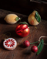 Sugared Glass Lemon Ornament - Lone Fox