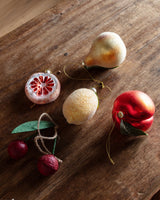 Sugared Glass Lemon Ornament - Lone Fox