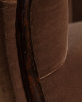 Swedish Art Deco Mohair & Wood Club Chair, Sweden, 1930s (2 Available) - Lone Fox