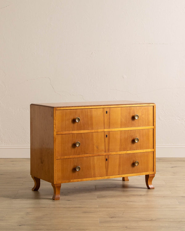 Swedish Mid - Century Deco Style Chest of Drawers, 1960's - Lone Fox