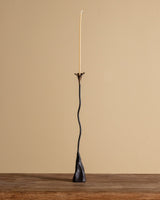 Tall Callas Iron & Brass Candle Holder - Lone Fox