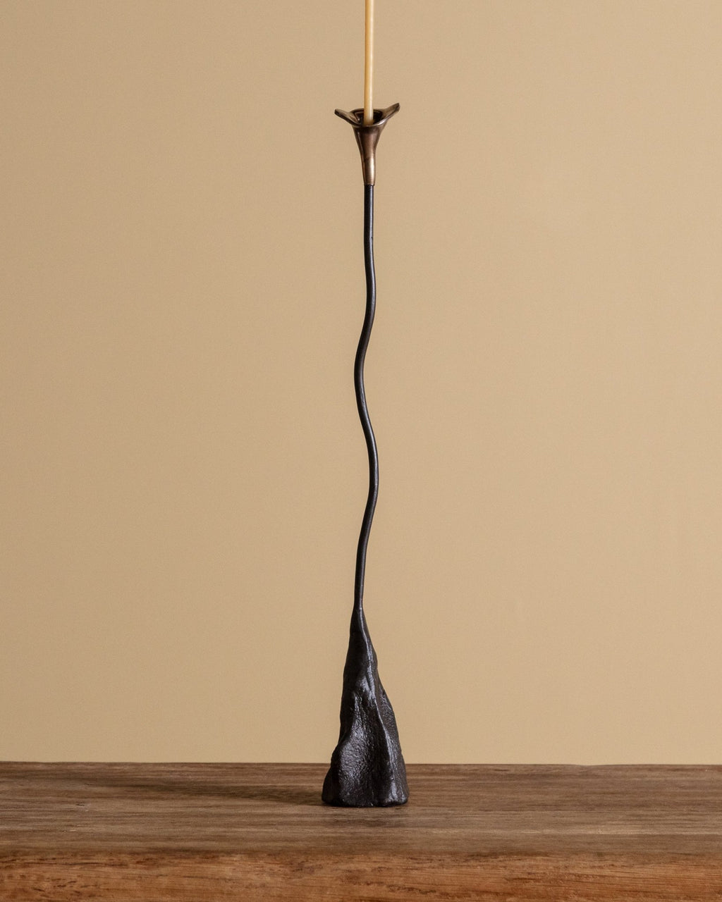 Tall Callas Iron & Brass Candle Holder – Lone Fox