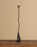 Tall Callas Iron & Brass Candle Holder - Lone Fox