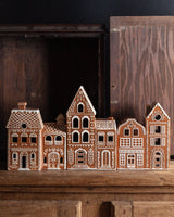 Tall Ceramic Gingerbread House - Lone Fox