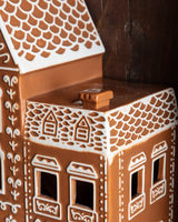Tall Ceramic Gingerbread House - Lone Fox