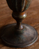Tall Fluted Patina Vase, Europe, Early 20th Century - Lone Fox