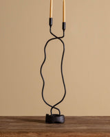 Tall Iron Soulmate Candle Holder - Lone Fox