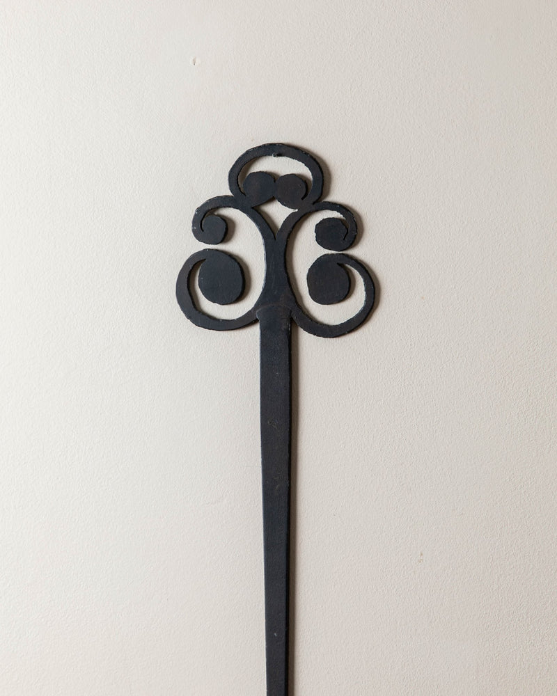 Tall Iron Torch Cut Candle Sconce - Lone Fox