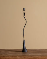 Tall Loopy Cast Iron Candlestick - Lone Fox