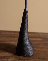 Tall Loopy Cast Iron Candlestick - Lone Fox