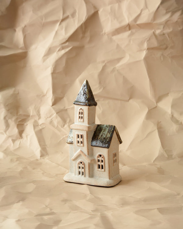 Tall Stoneware House - Lone Fox
