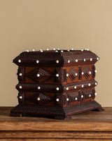 Tall Tramp Art Box w/ Drawers, American, Early 20th Century - Lone Fox