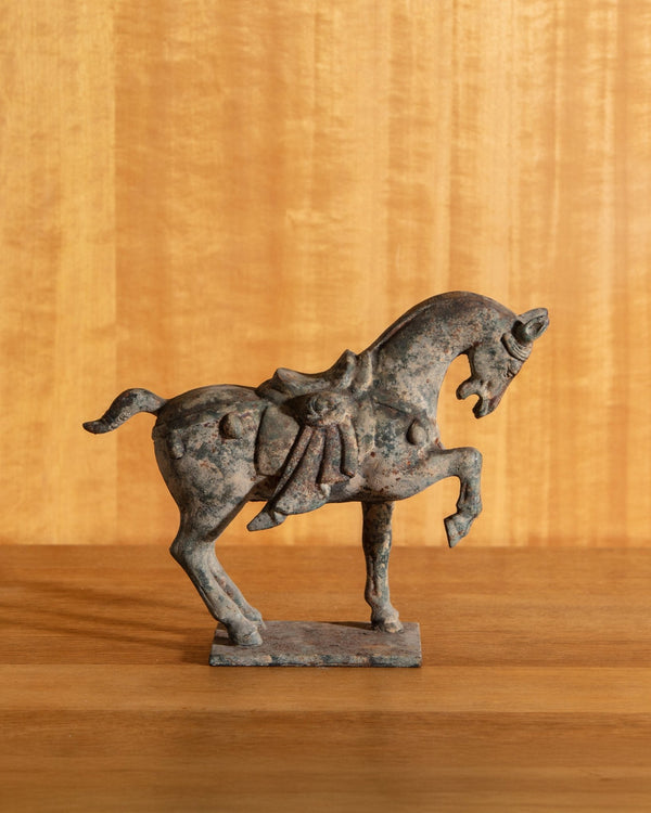 Tang Dynsty Style Iron Horse Statue, China, Early 20th Century - Lone Fox