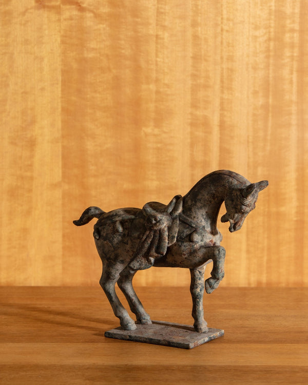 Tang Dynsty Style Iron Horse Statue, China, Early 20th Century - Lone Fox