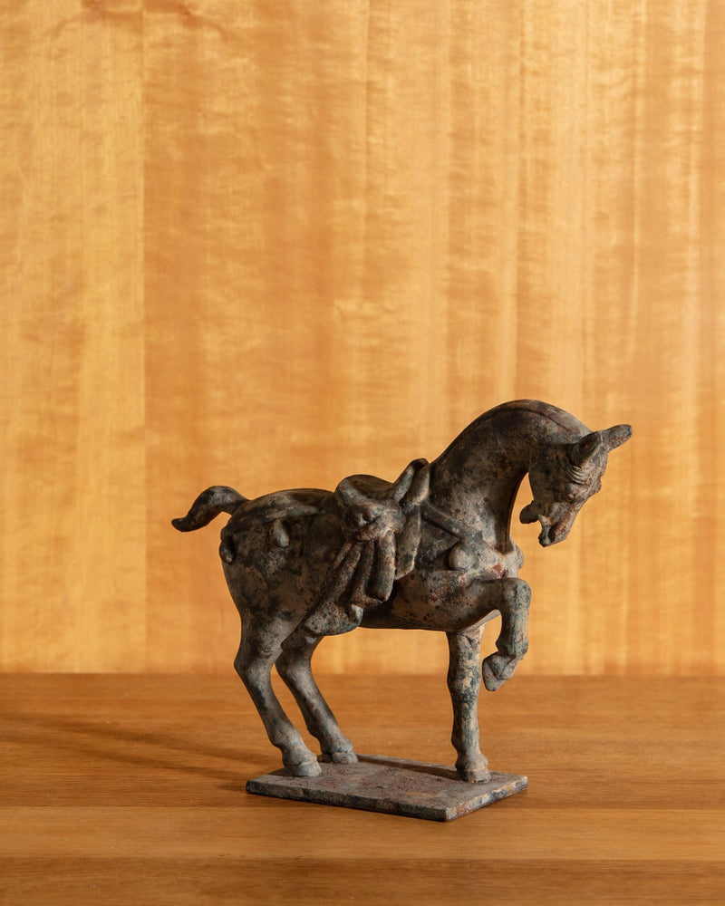 Tang Dynsty Style Iron Horse Statue, China, Early 20th Century - Lone Fox