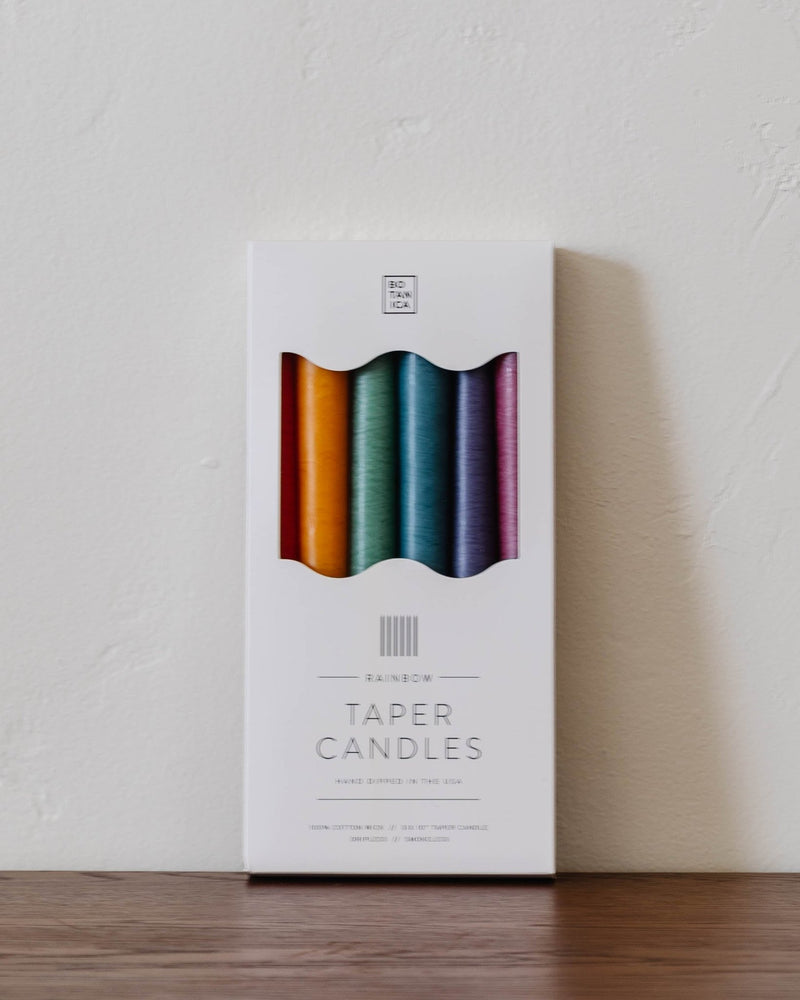 Taper Candles - Rainbow (Set of 6) - Lone Fox