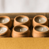 Terracotta Beeswax Tea Light Candles (10) - Lone Fox