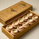 Terracotta Beeswax Tea Light Candles (10) - Lone Fox