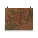 "Terracotta Florals" Art Print - Lone Fox