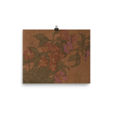 "Terracotta Florals" Art Print - Lone Fox