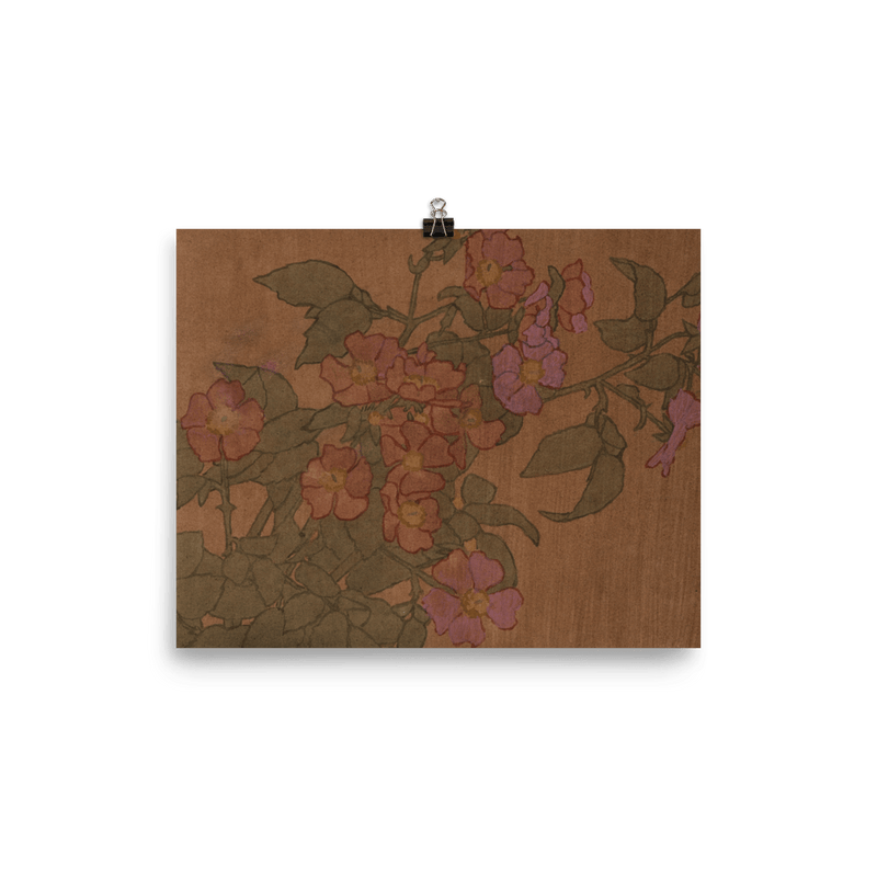 "Terracotta Florals" Art Print - Lone Fox