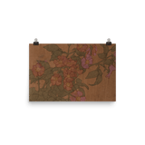 "Terracotta Florals" Art Print - Lone Fox