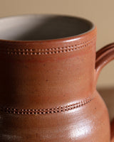 Terracotta Stoneware Pitcher, France, Early 20th Century - Lone Fox