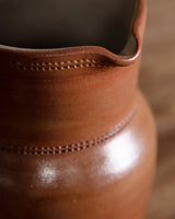 Terracotta Stoneware Pitcher, France, Early 20th Century - Lone Fox
