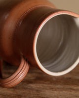 Terracotta Stoneware Pitcher, France, Early 20th Century - Lone Fox