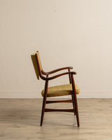 Sculptural Armchair Manner of Finn Juhl, Denmark, 1940's